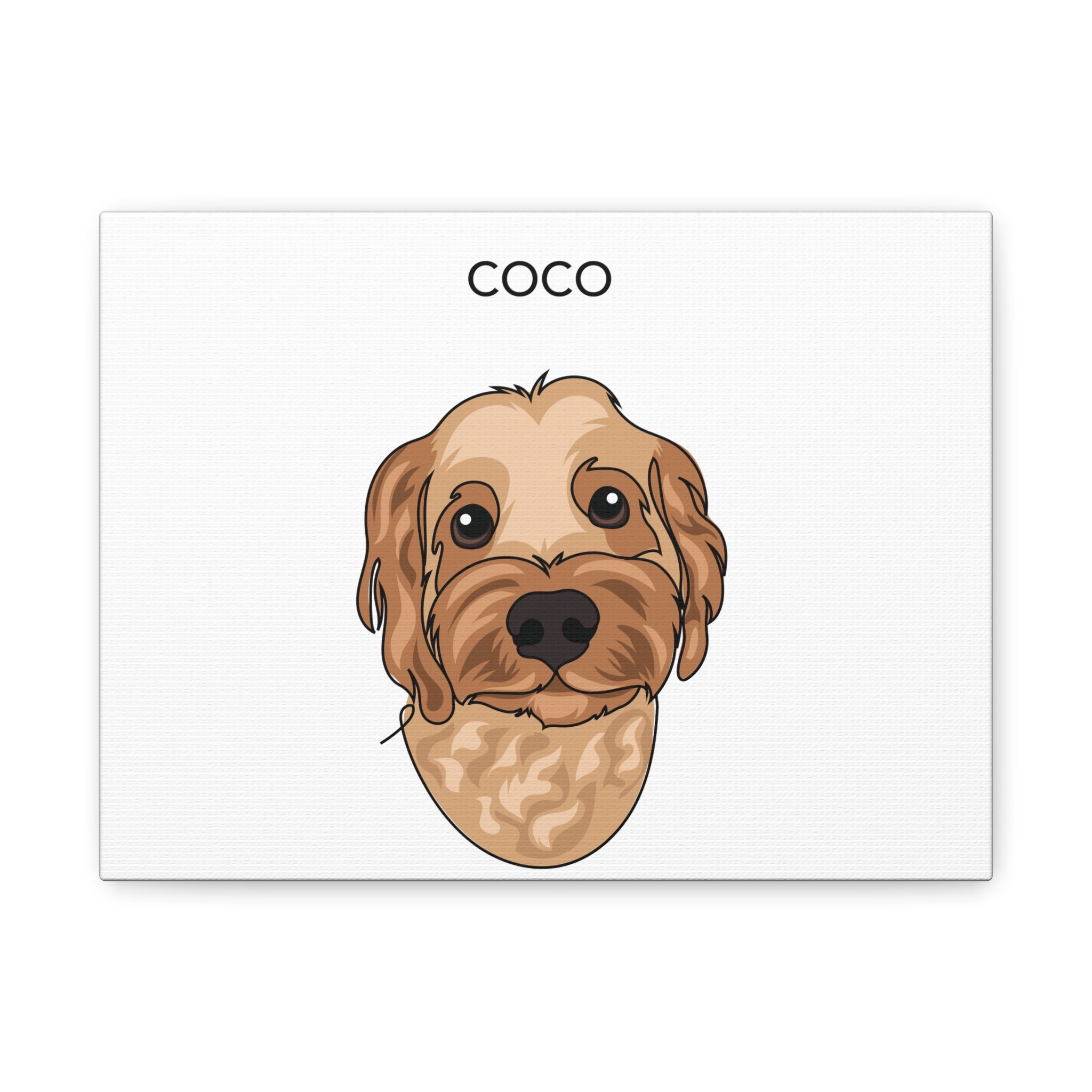 Personalised Pet Matte Canvas